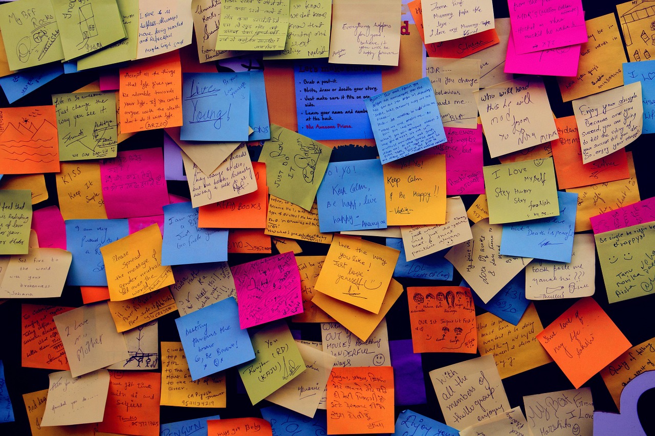 PostIt Wand