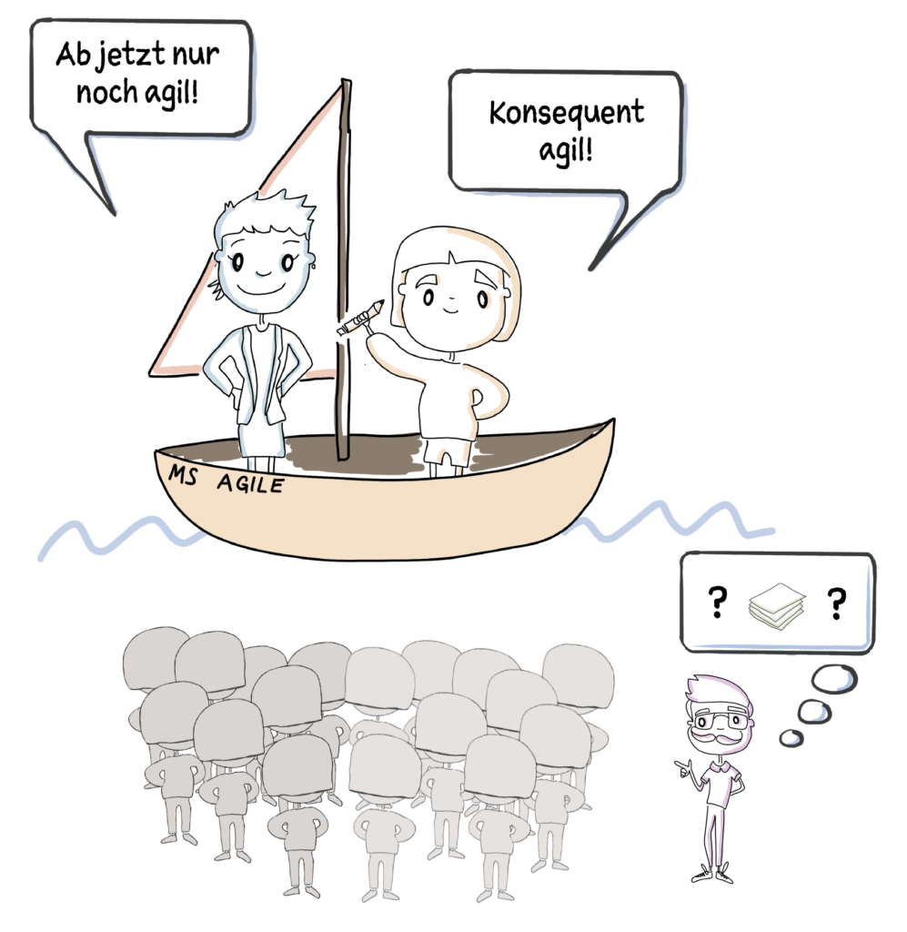 Veränderung ganz konsequent.