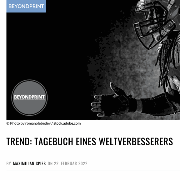 Tagebuch eines Weltverbesserers
