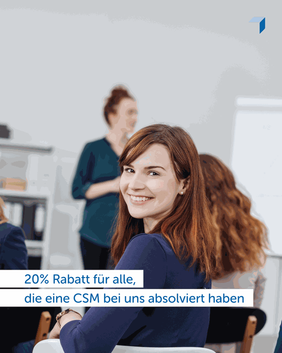 Work situation with woman looking into camera