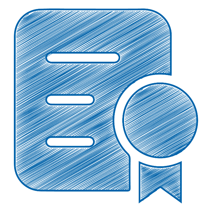 Pictogram from a certificate