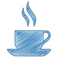 Pictogramm mit Kaffeetasse