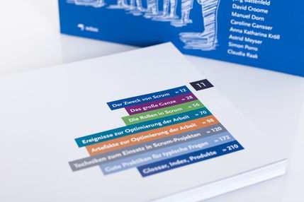 Image of the table of contents of the book "Ultimate Scrum Guide