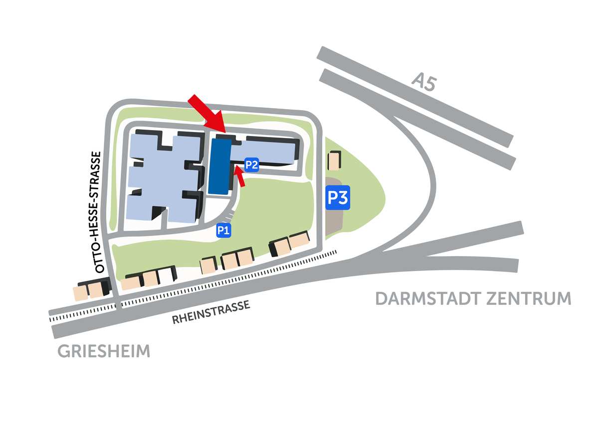 Skizze des Gebäudeplans des wibas Büros